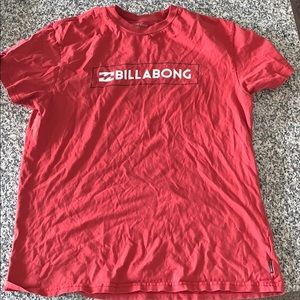 Red billabong shirt